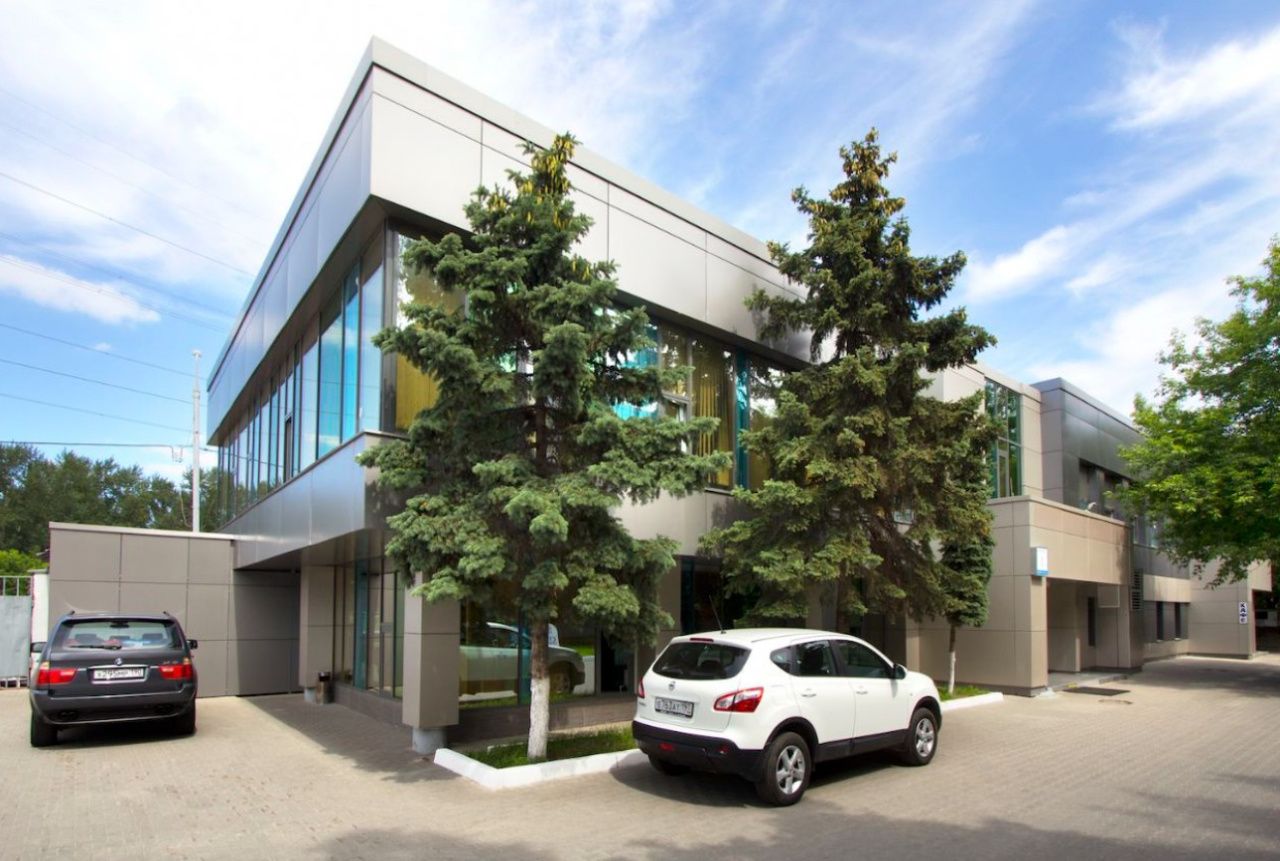 фасад дома, здание по адресу г Москва, проезд Серебрякова, д 14 стр 15